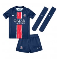 Camisa de time de futebol Paris Saint-Germain Manuel Ugarte #4 Replicas 1º Equipamento Infantil 2024-25 Manga Curta (+ Calças curtas)